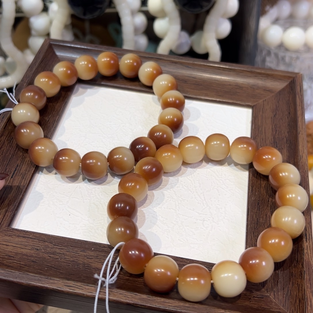 菩提根/象牙果吊坠焦糖小苹果暇卡14