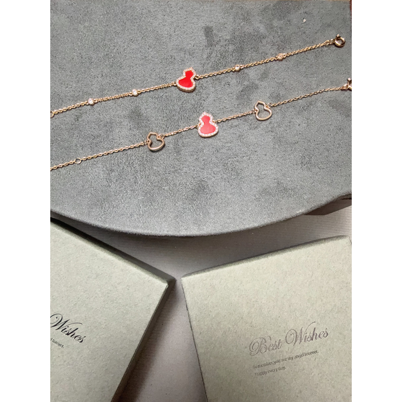 合金手链 V金高版本手链 单三葫芦手链 075