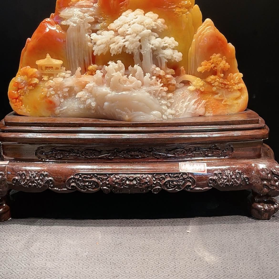 【闪购商品】寿山石和**居山水摆件工艺品