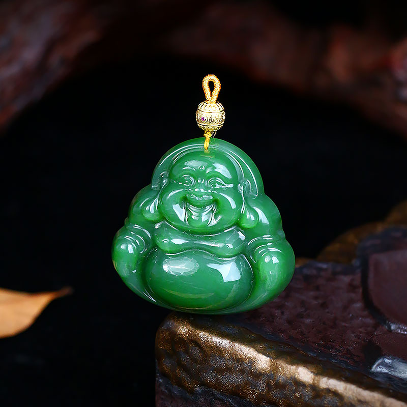 和田玉佛公吊坠【6099D】