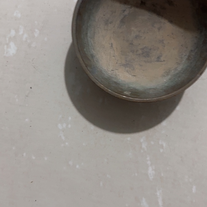 竹民俗老物件铜件一个