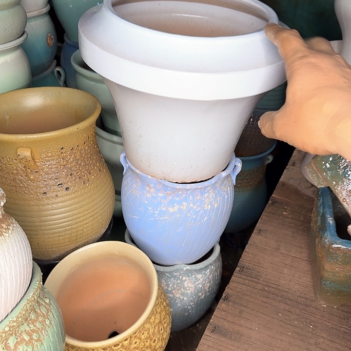 红陶微瑕花盆处理来了