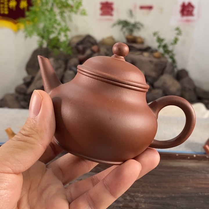 紫砂茶壶宜兴红皮龙170