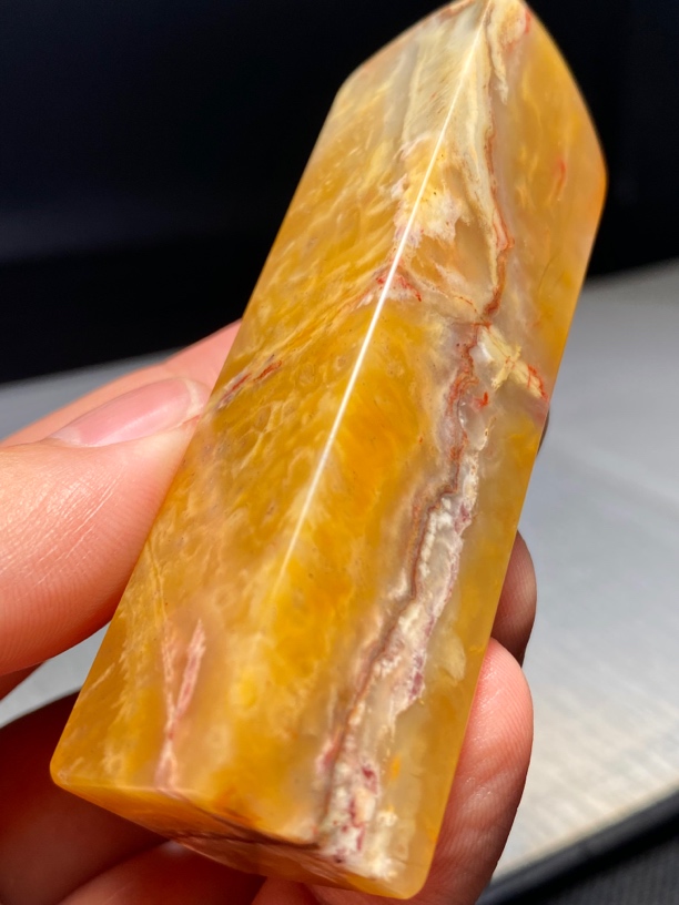 寿山夹板黄杜陵品种章