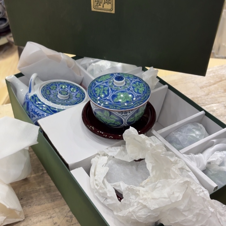 陶瓷古美术置物摆件