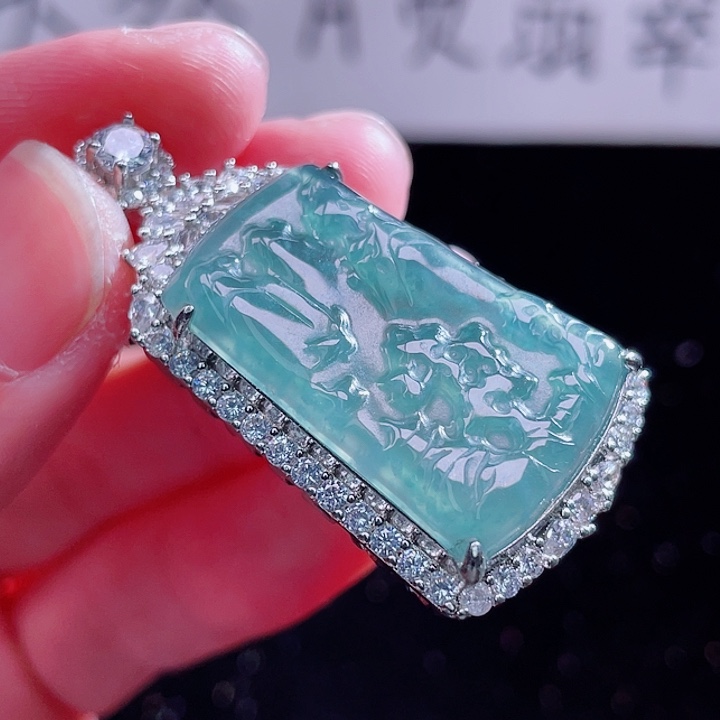 翡翠颈饰未镶嵌9999999999