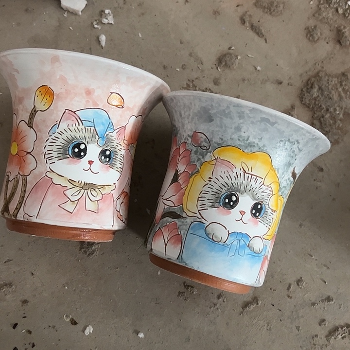 景德镇手绘花盆性价比超高