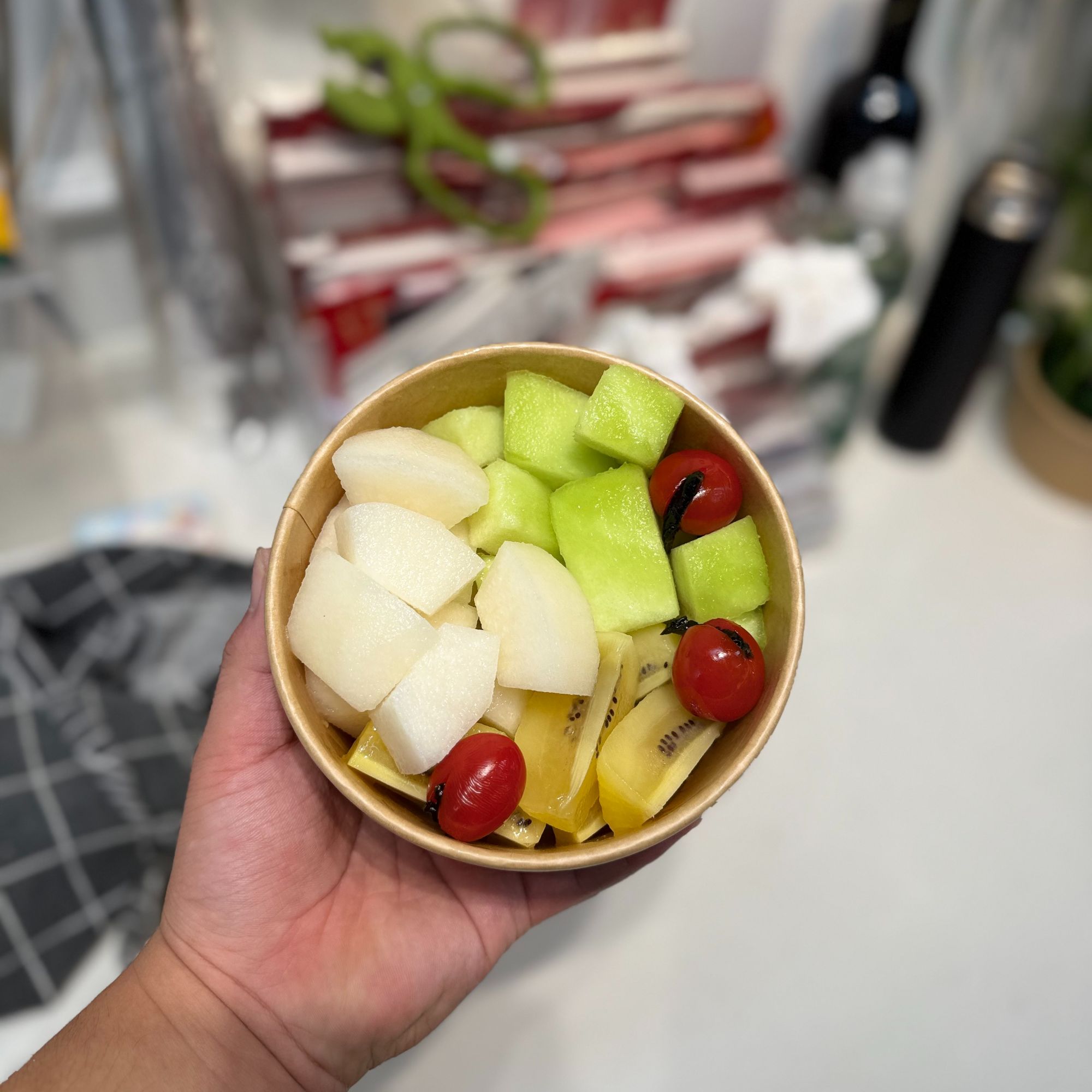 果切果切三拼，蜜瓜＋金果＋秋月梨，一份500g左右