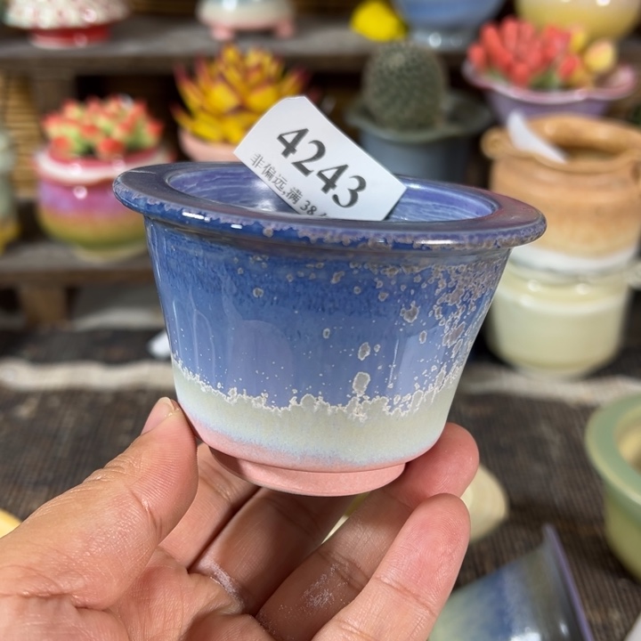 口6 手工花盆满30包邮