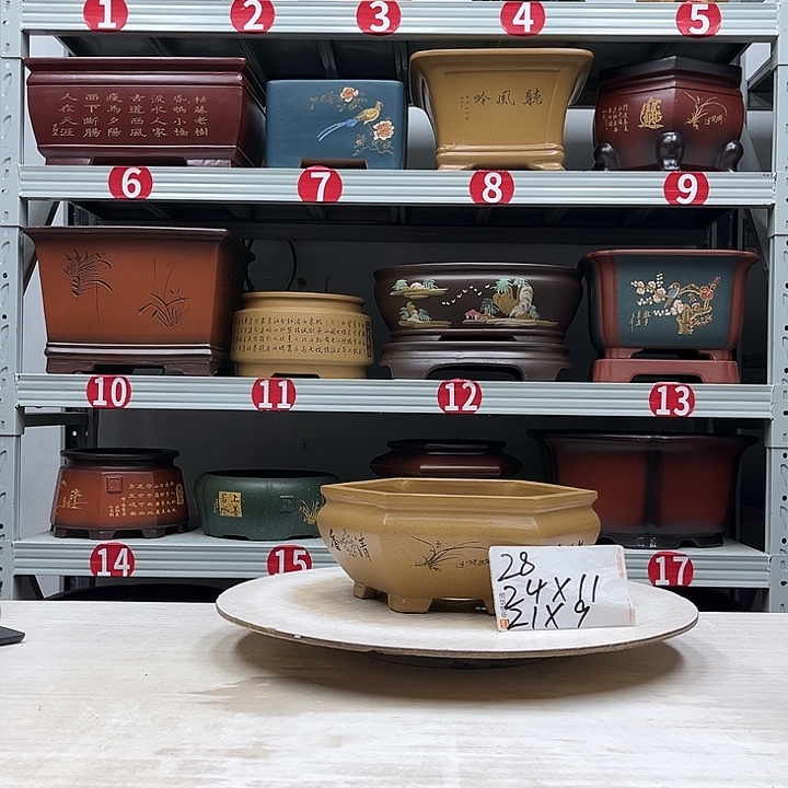 紫砂花盆紫砂花盆