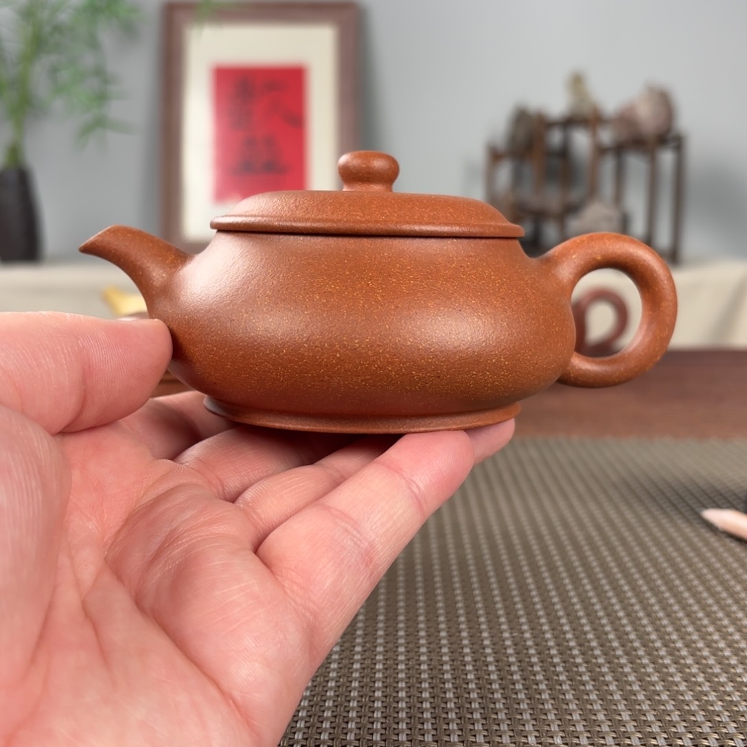 紫砂茶壶黄龙山原矿紫砂壶160