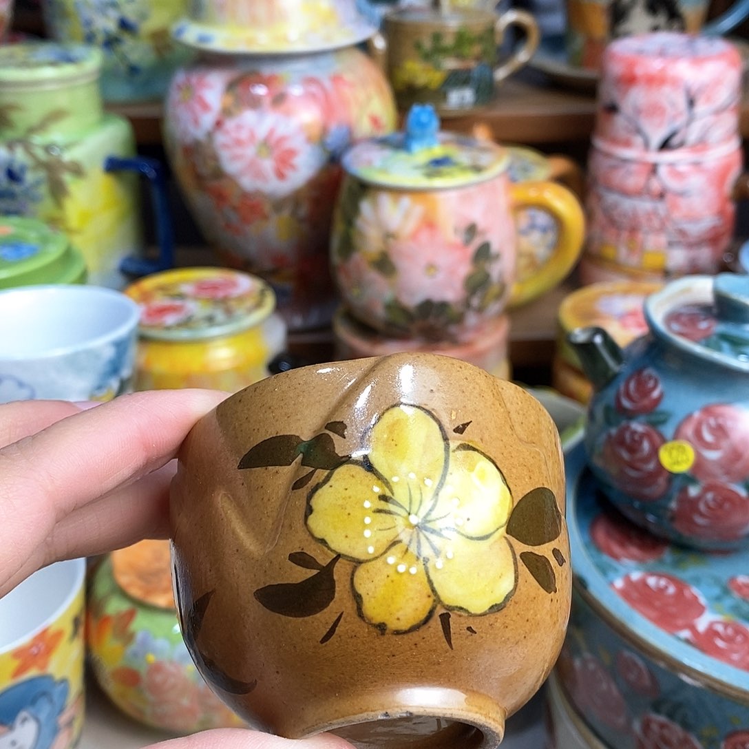 瓷片新年快乐万事如意