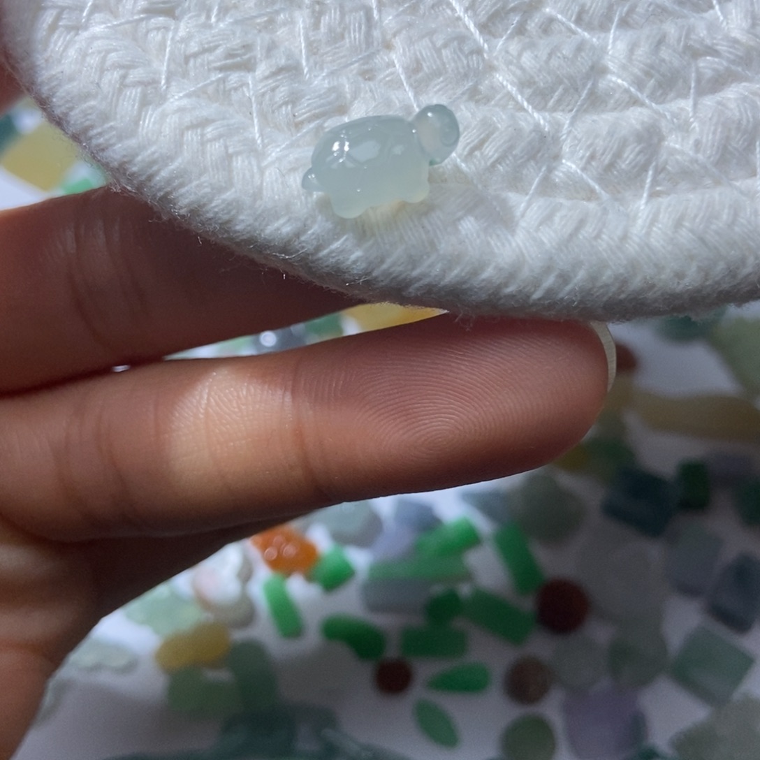 定制翡翠未镶嵌翡翠12.2*7.4*4.3