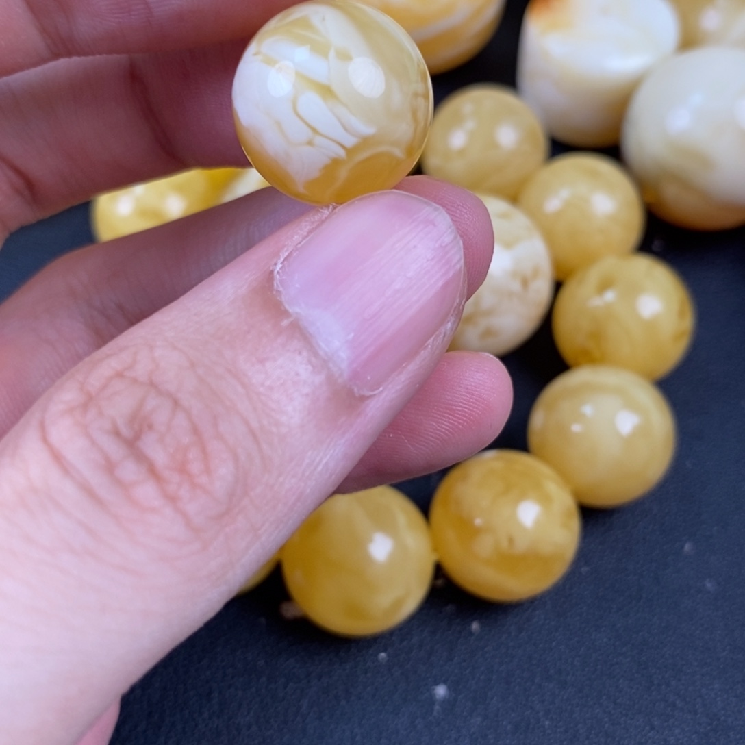 琥珀未镶嵌珠宝奇石荧光白溶洞16