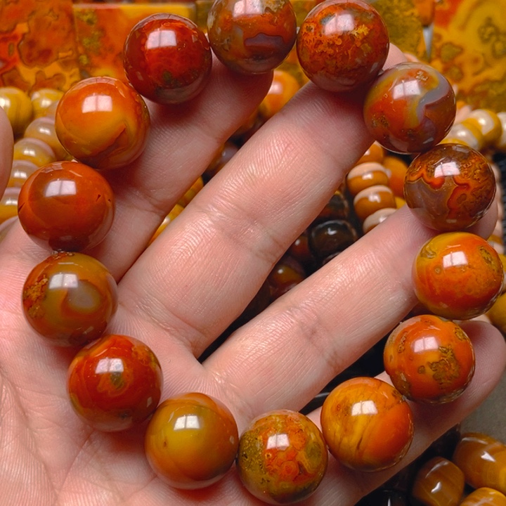 未镶嵌手串玛瑙/玉髓