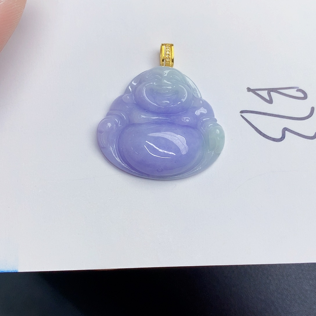 翡翠颈饰18K金镶嵌0000000