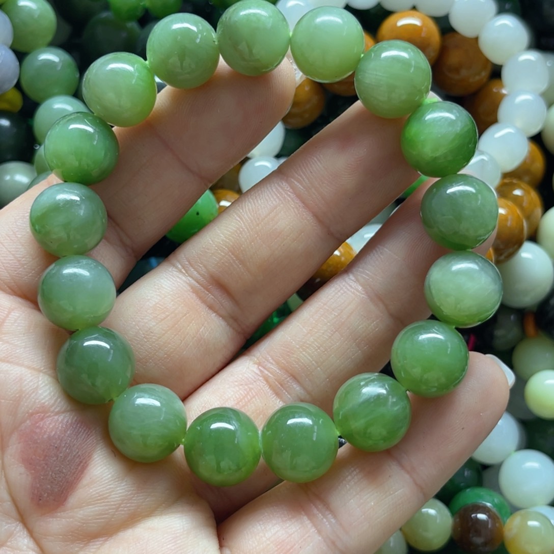 和田玉手链未镶嵌