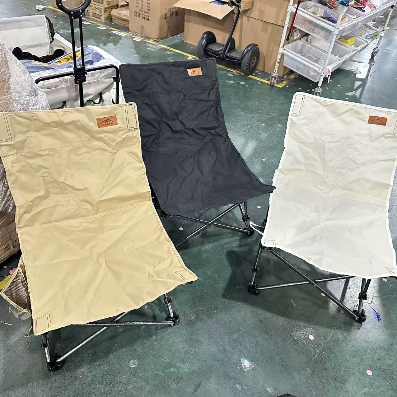 63365   户外折叠沙滩躺椅混色