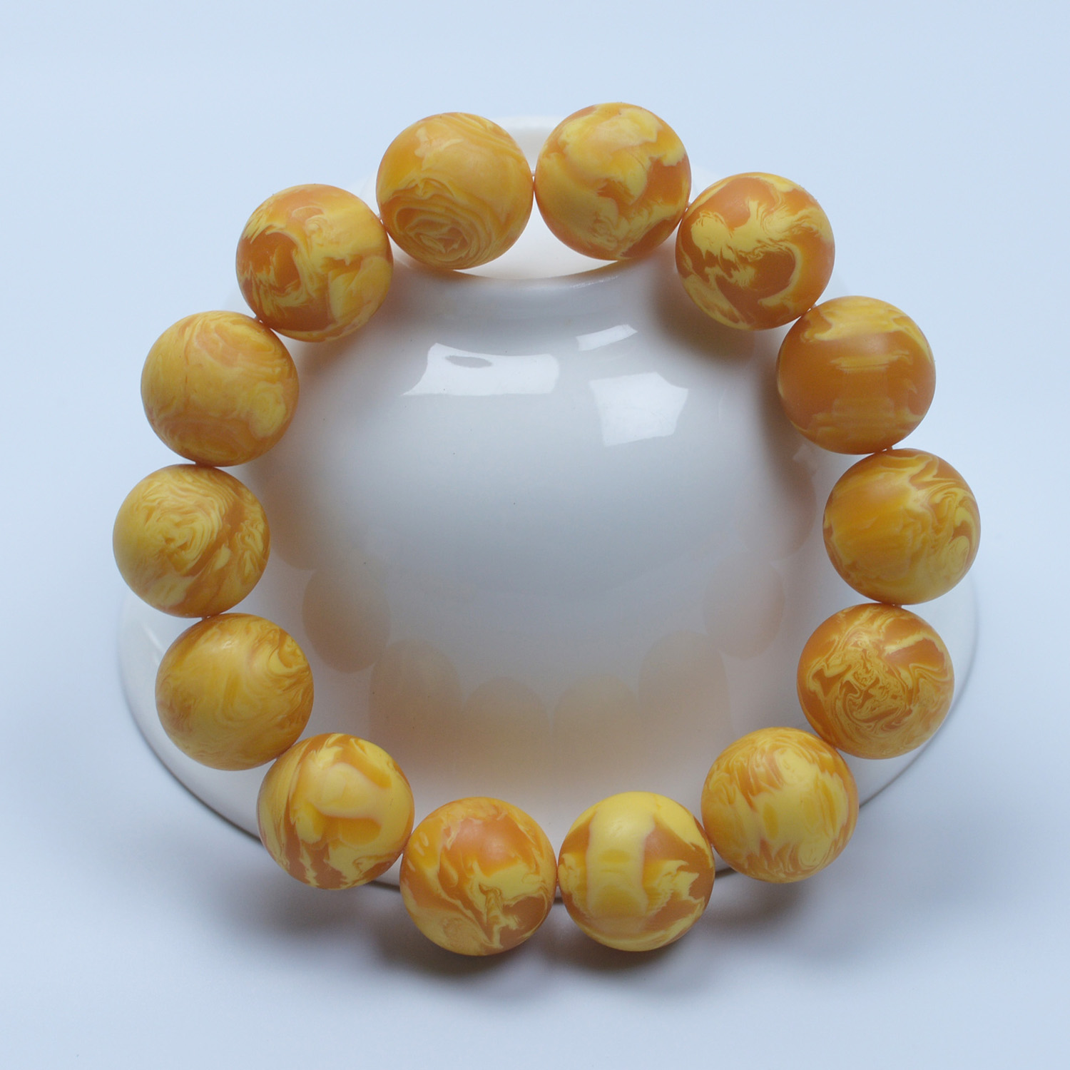 【正品跨境购】缅甸龙袍黄老蜡妖花手串妖孽纹【认准云南边境发货】