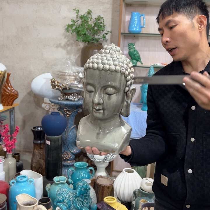 摆件高度35厘米宽度18厘米微瑕捡漏