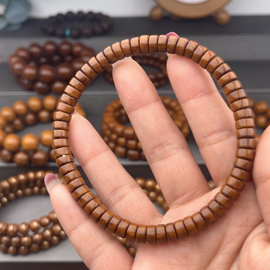 紫金鼠手串实心纯肉薯片7