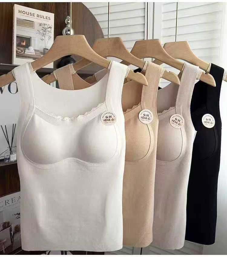 2577蚕丝羊绒蕾丝暖肤衣