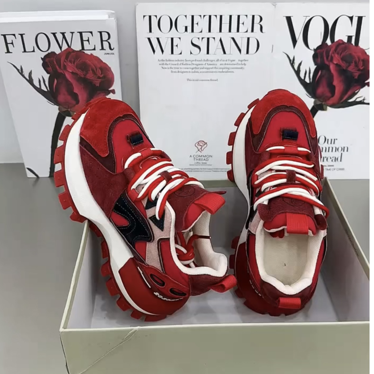 欧货松糕厚底老爹鞋女2025春季加绒新款单鞋小蛮腰华夫休闲运动鞋