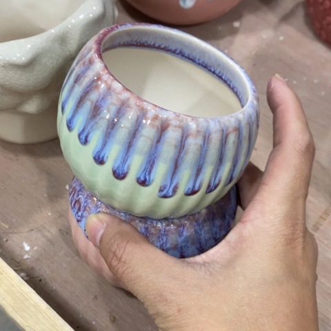 陶瓷Q289粉色，绿色131331313