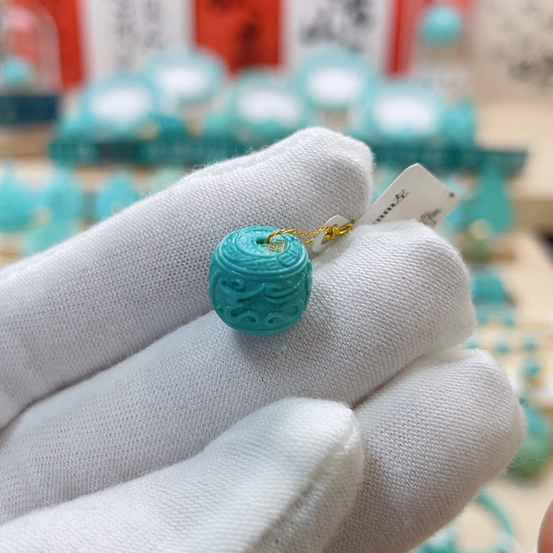 绿松石珠宝奇石未镶嵌