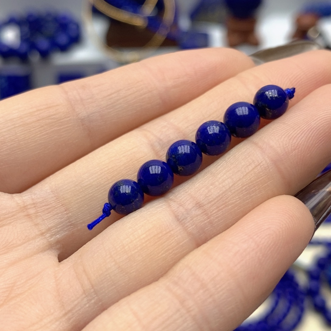 青金石未镶嵌隔珠6mm