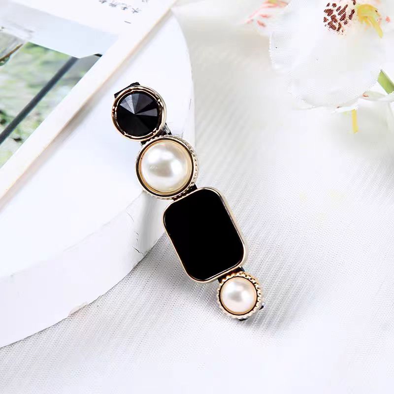 【发卡】韩版网红发饰羽毛形时尚花朵发夹刘海边夹