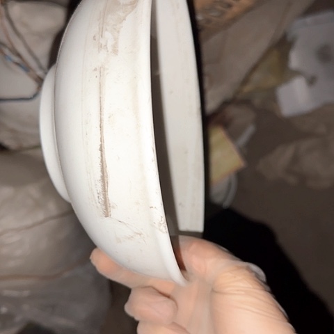 瓷片国营厂库存微瑕18cm