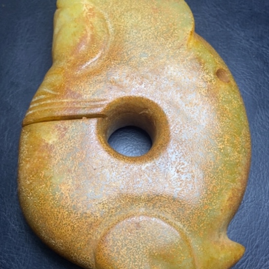 白玉菩提吊坠摆件