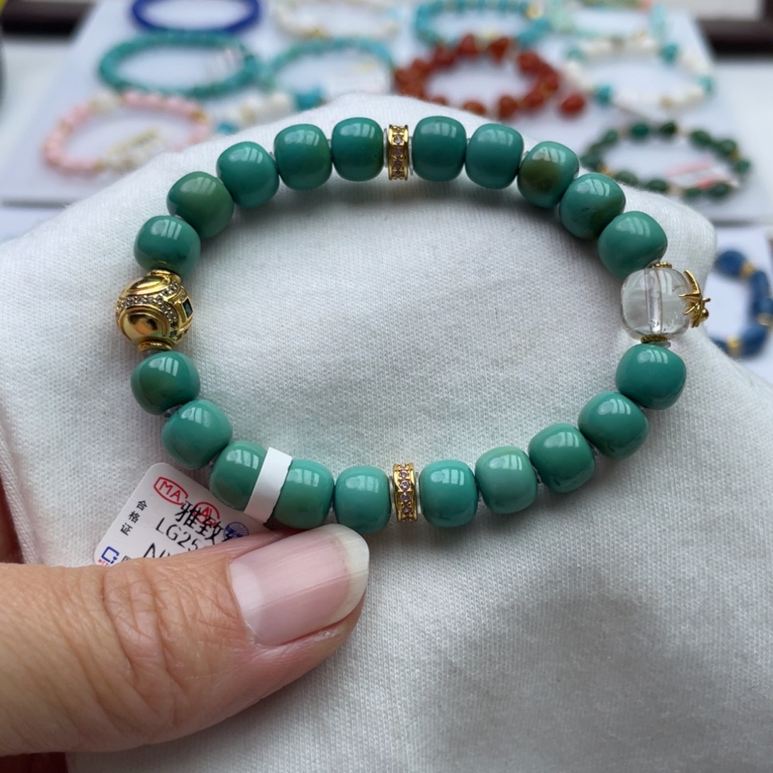 绿松石未镶嵌手链