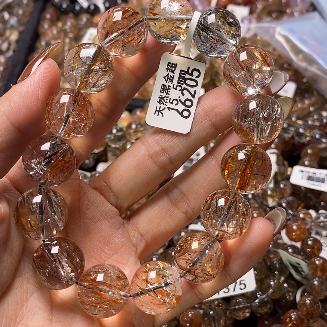 未镶嵌水晶手链水