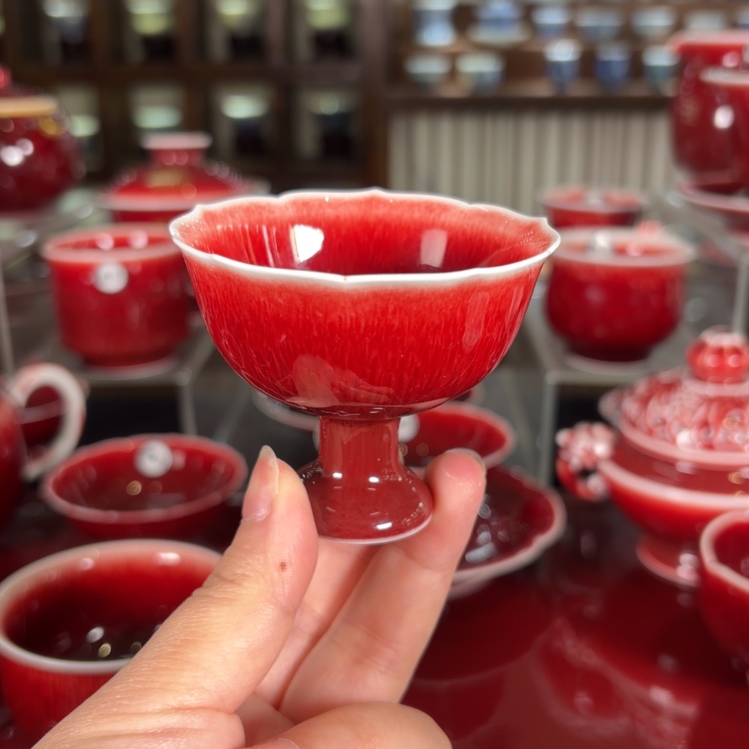 杯子景德镇高温原矿杯