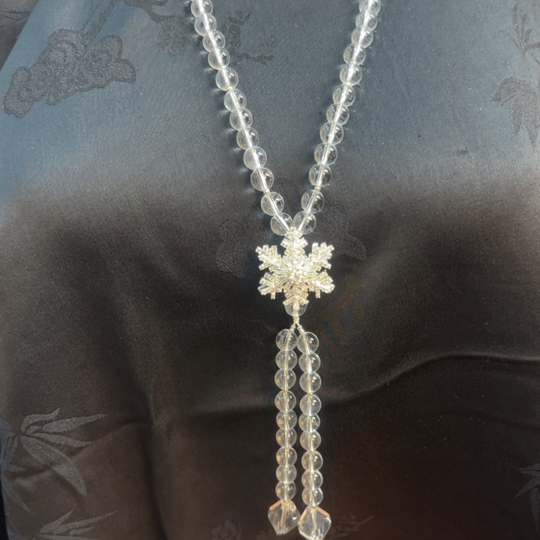 水晶颈饰未镶嵌项链