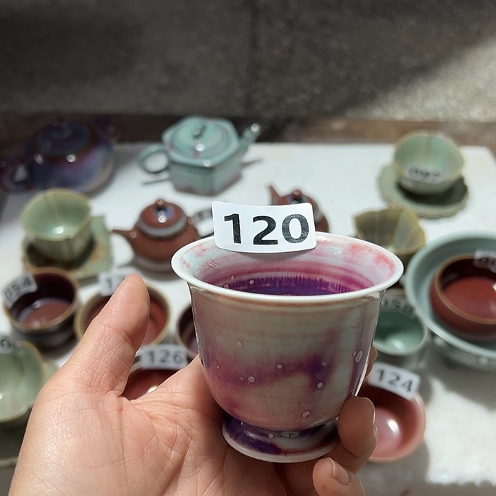 小***吒摆件瓷手工拉胚杯子
