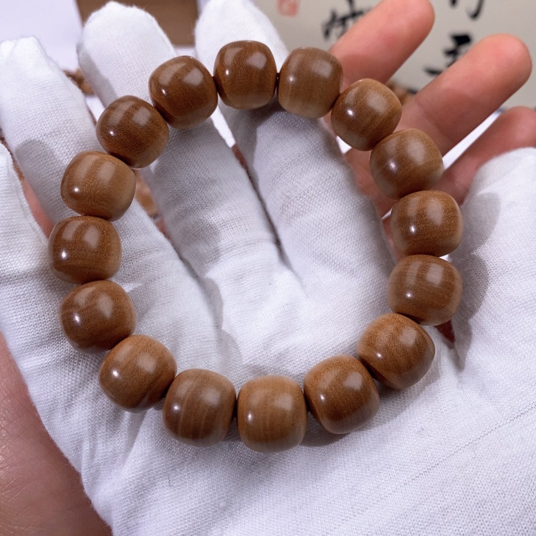 檀香木手串/手链横纹黑肉老料1314特价