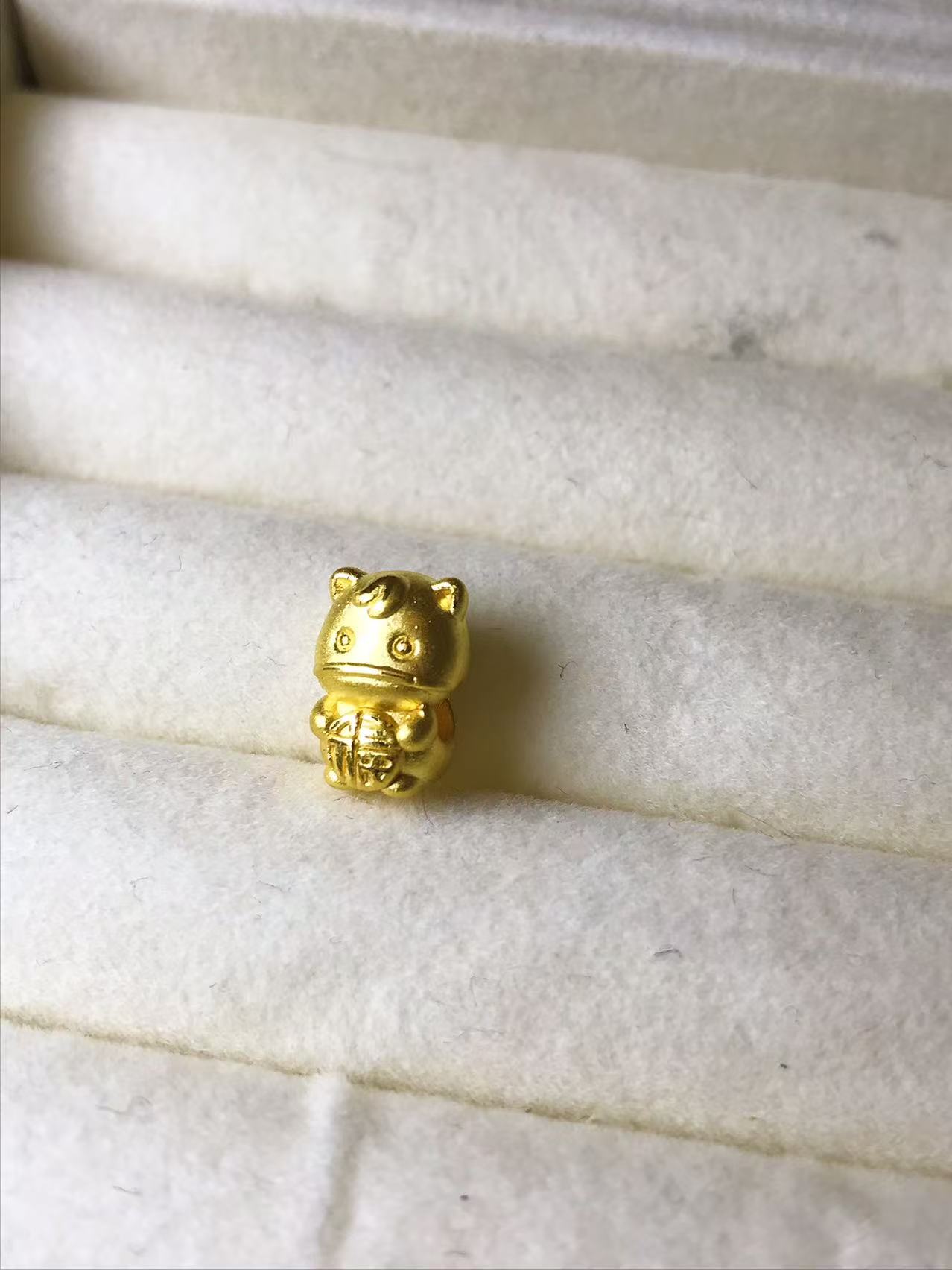 足金999十二生肖金马DIY