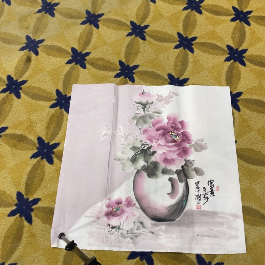 国画刘芳老师四尺斗方5555