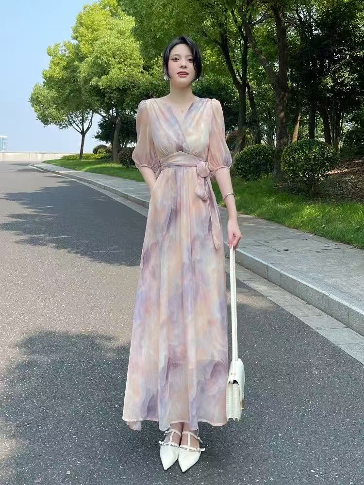 薇薇 直播展示新款女装连衣裙非图片款