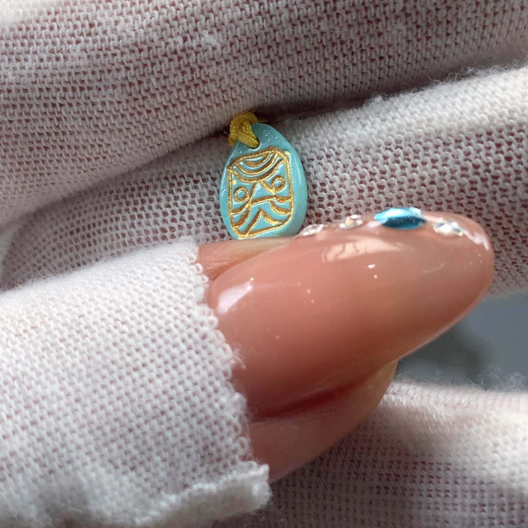 绿松石未镶嵌挂件