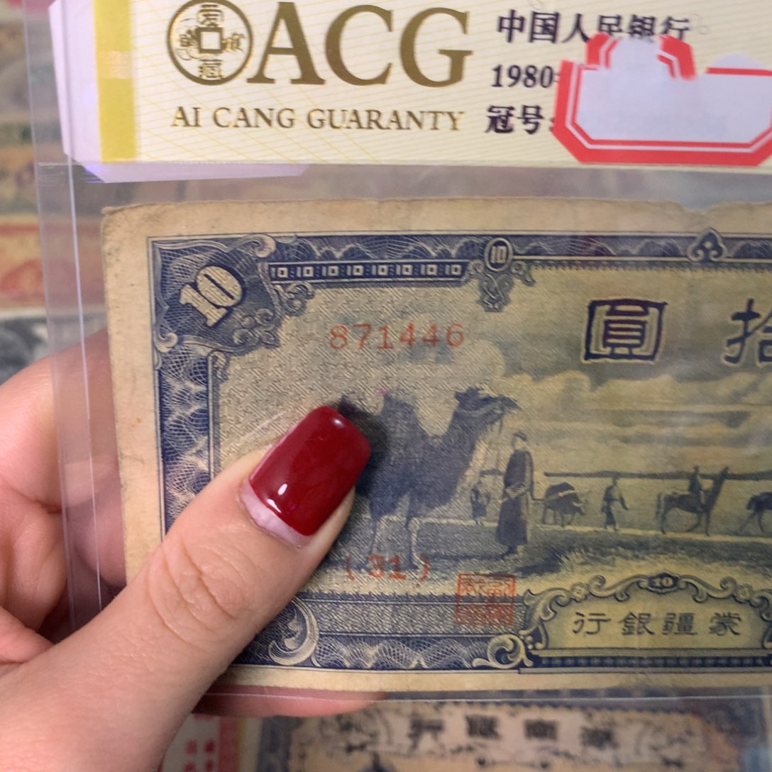 纸871446 面值10元///