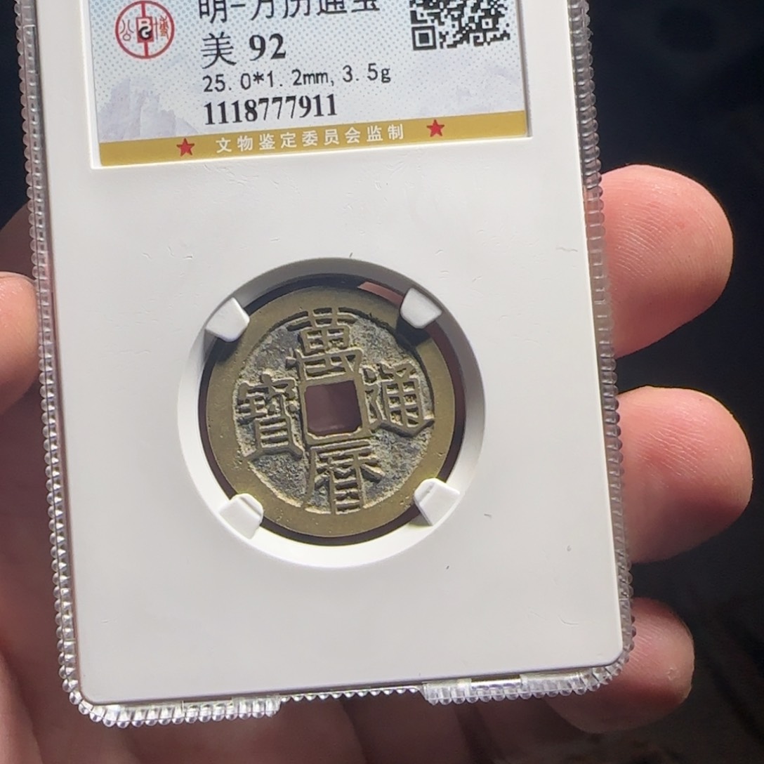 金属XX评级封装盒子币一个