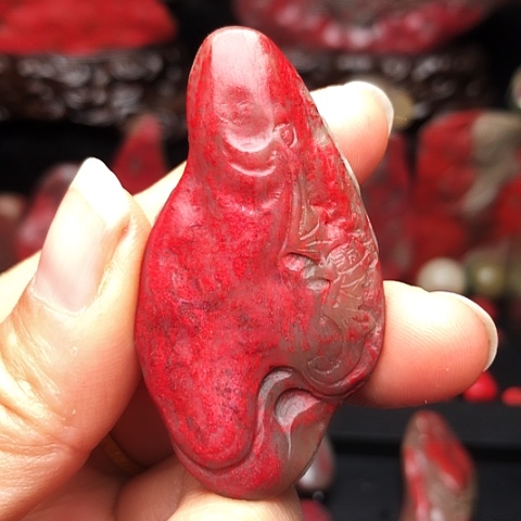 昌化鸡血石昌化鸡血石挂件