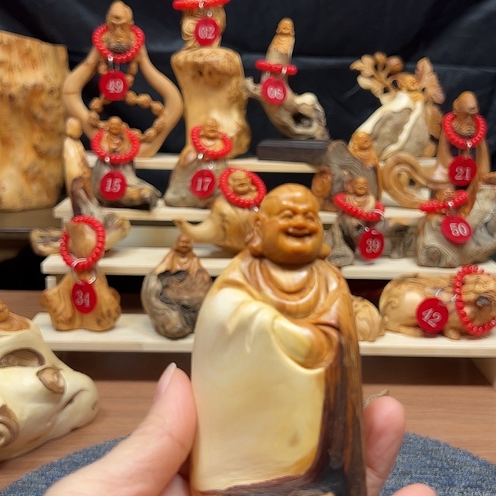 全***沫把件柏木崖柏摆件