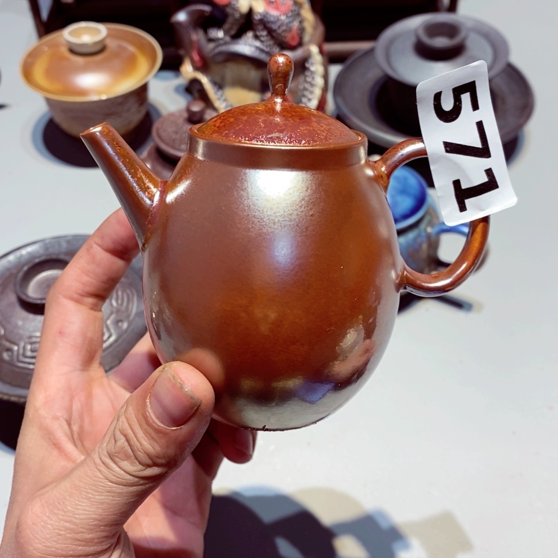 步**莲柴烧茶具陶瓷杯子