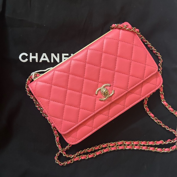 99新 Chanel/香奈儿 多多奢品/香奈儿cc小金条口盖包/98新包展