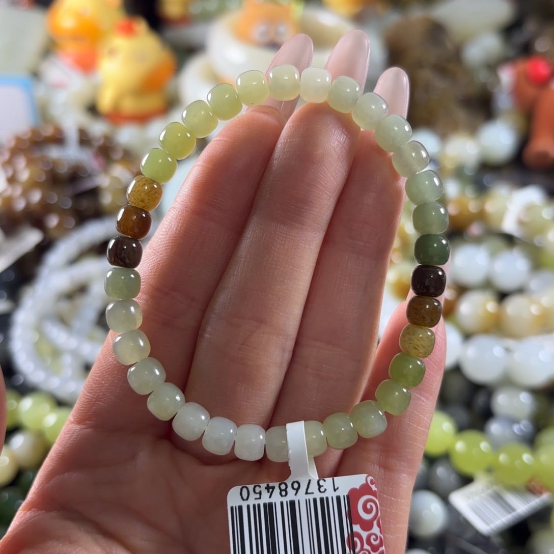 和田玉未镶嵌手串161